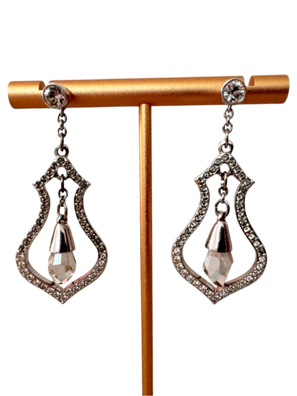 Swarovski Crystal Chandler Drop Earrings